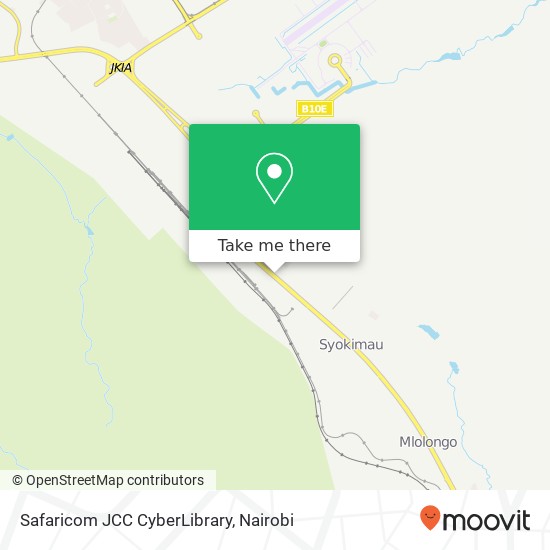 Safaricom JCC CyberLibrary map