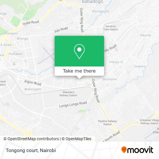Tongong court map