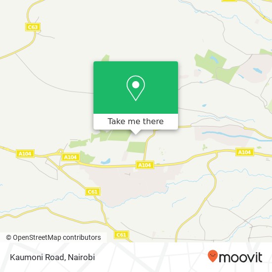 Kaumoni Road map