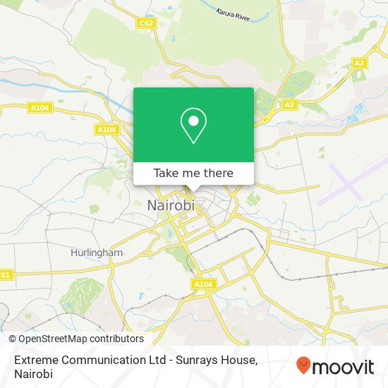 Extreme Communication Ltd - Sunrays House map