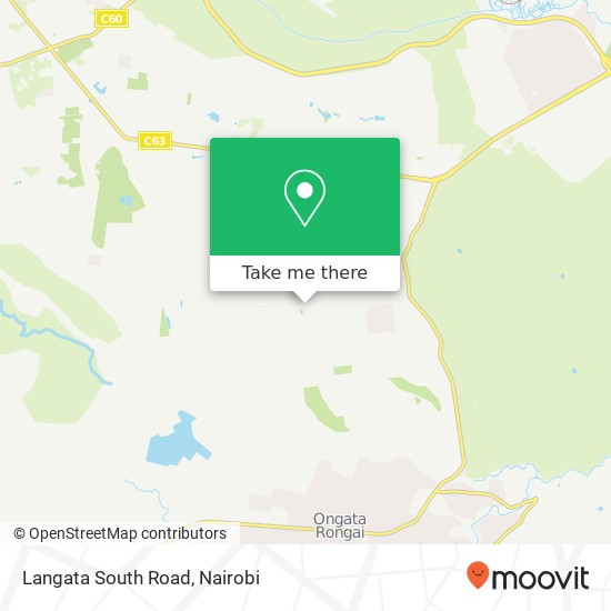 Langata South Road map