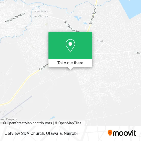 Jetview SDA Church, Utawala map