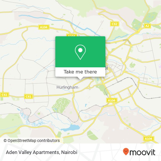 Aden Valley Apartments map