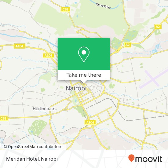 Meridan Hotel map