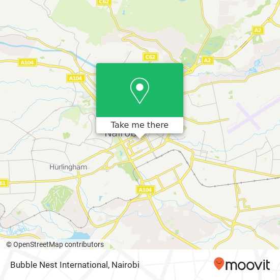 Bubble Nest International map