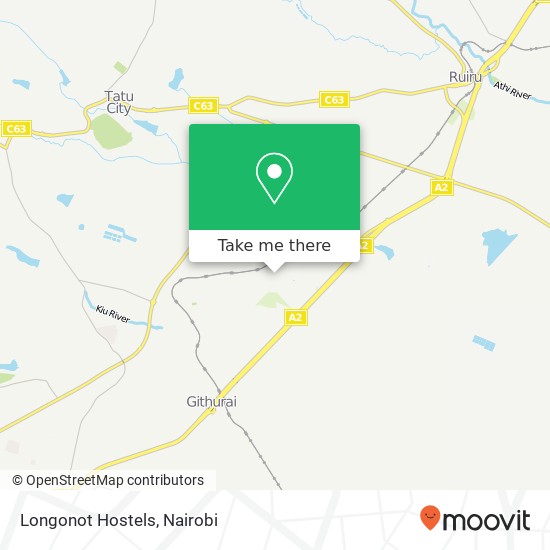 Longonot Hostels map