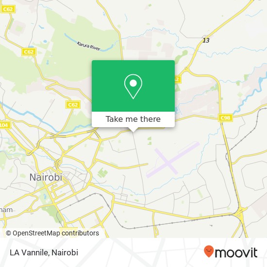 LA Vannile map