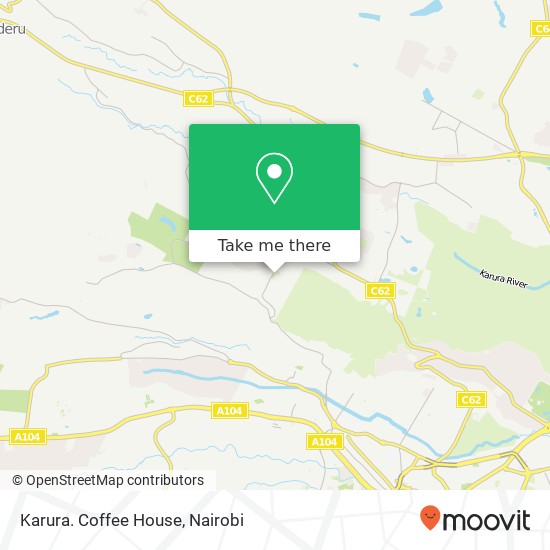 Karura. Coffee House map