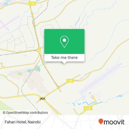 Fahari Hotel map