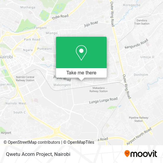 Qwetu Acorn Project map