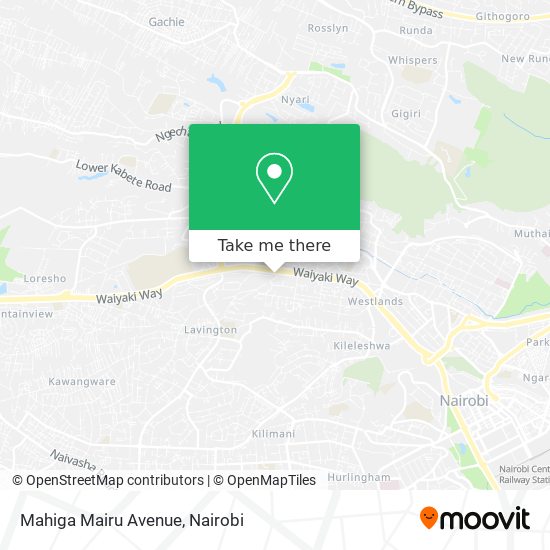 Mahiga Mairu Avenue map