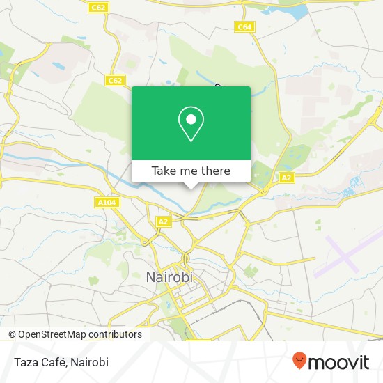 Taza Café map