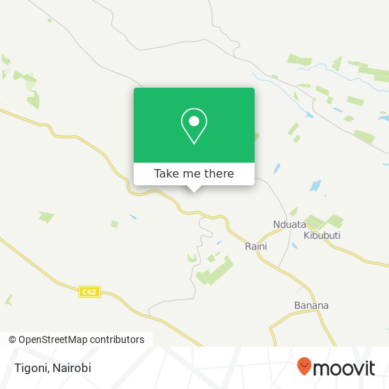 Tigoni map