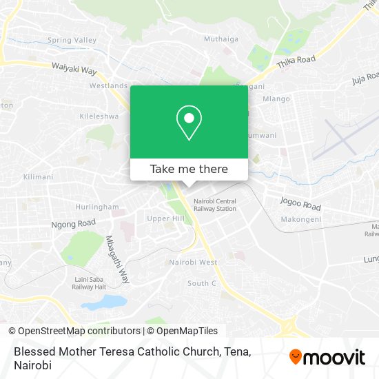 Blessed Mother Teresa Catholic Church, Tena map