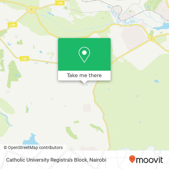 Catholic University Registra's Block map