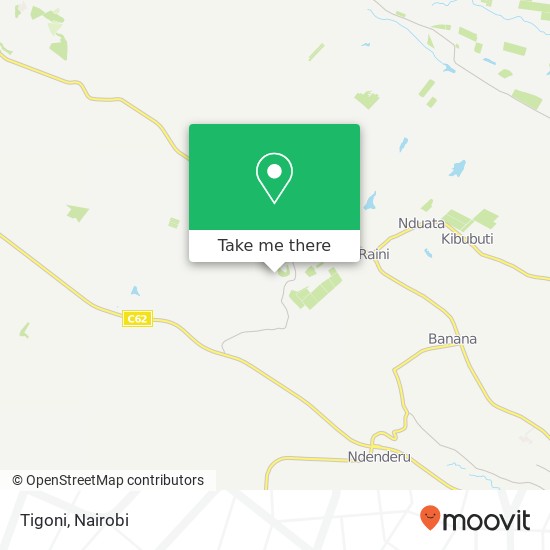Tigoni map