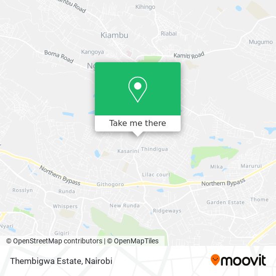 Thembigwa Estate map