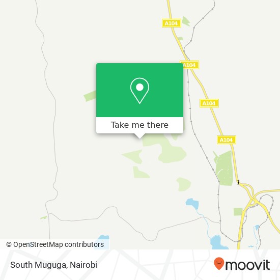 South Muguga map