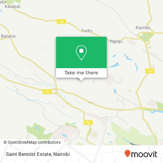 Saint Benoist Estate map