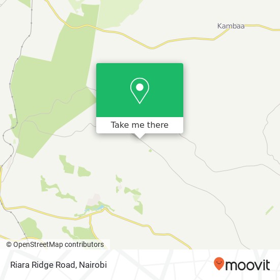 Riara Ridge Road map