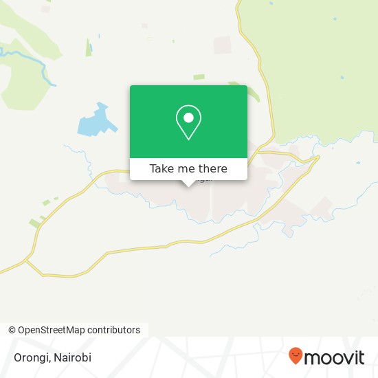 Orongi map