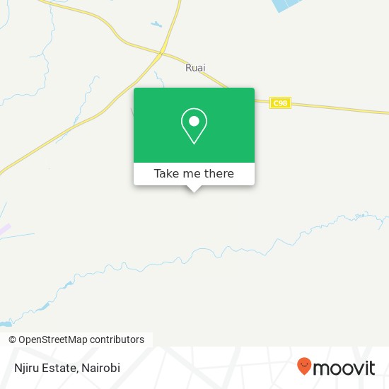 Njiru Estate map
