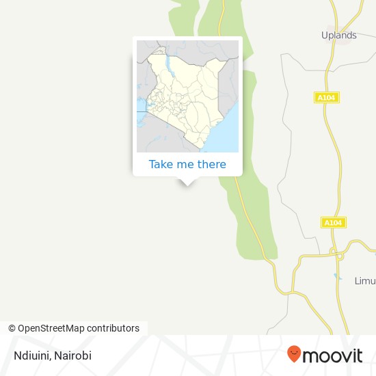 Ndiuini map