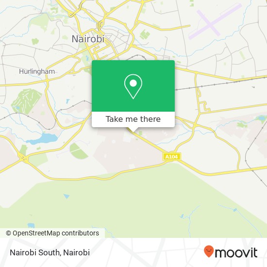 Nairobi South map