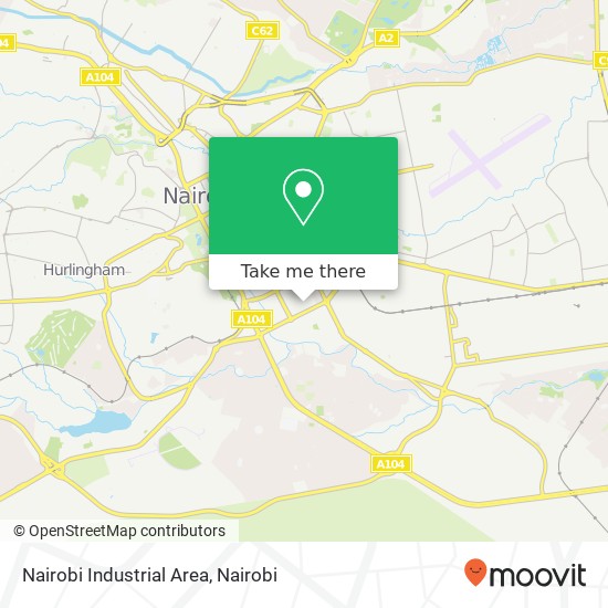 Nairobi Industrial Area map