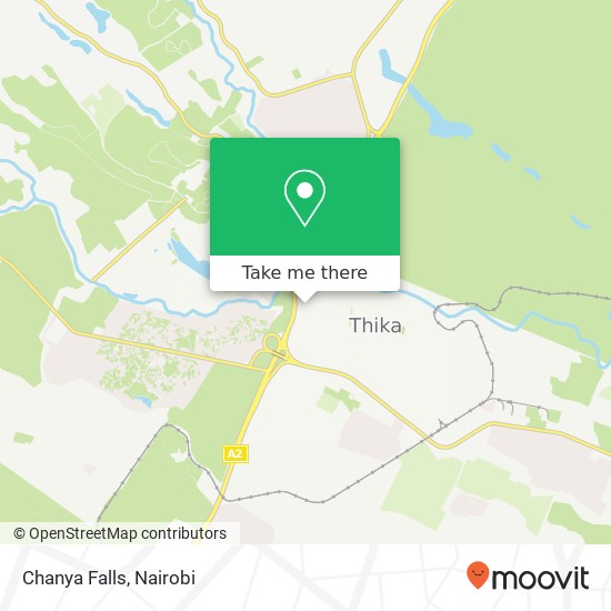 Chanya Falls map