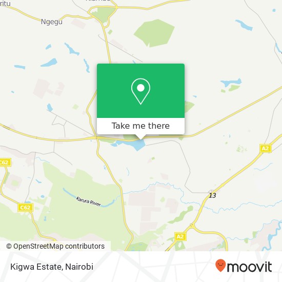 Kigwa Estate map