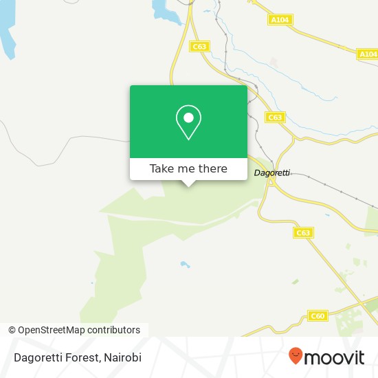 Dagoretti Forest map