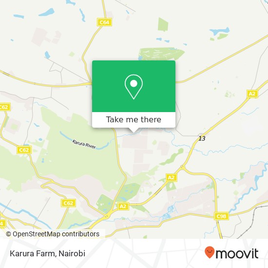 Karura Farm map