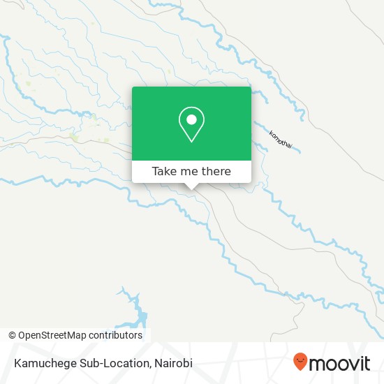 Kamuchege Sub-Location map