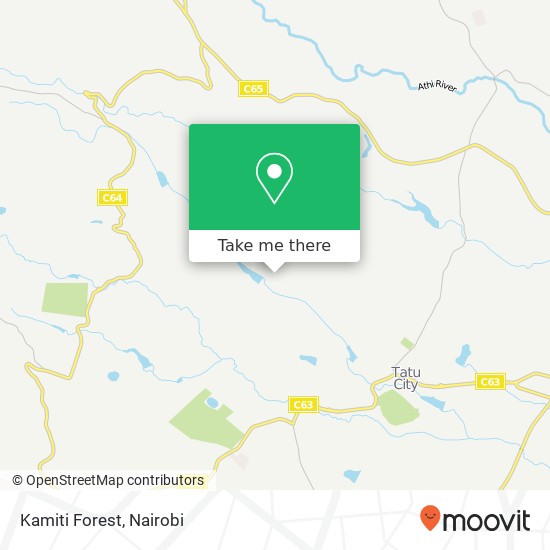 Kamiti Forest map