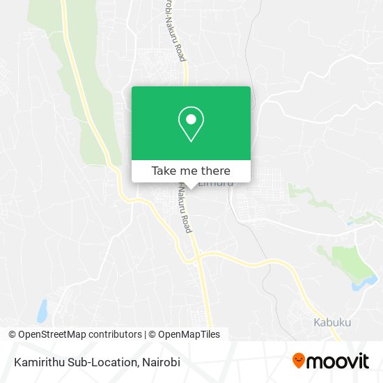 Kamirithu Sub-Location map