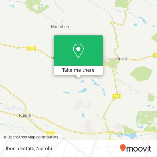 Ibonia Estate map