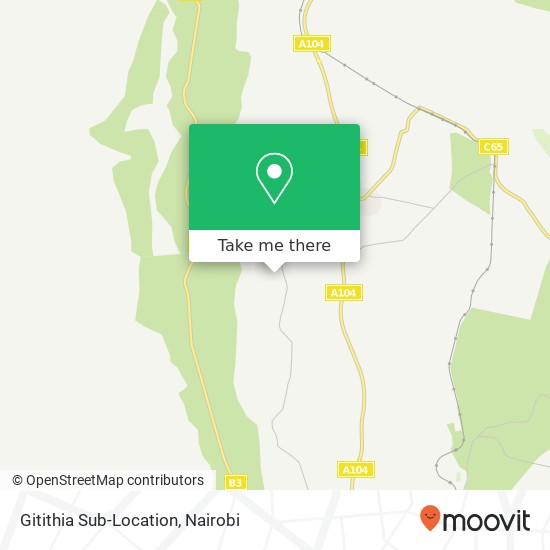 Gitithia Sub-Location map