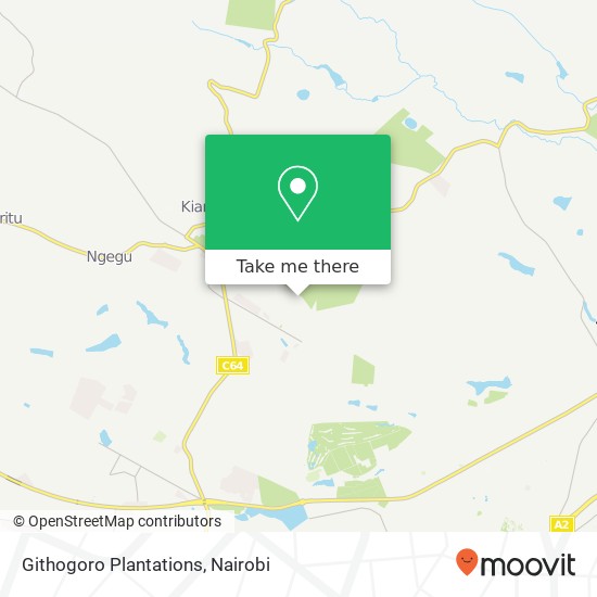 Githogoro Plantations map