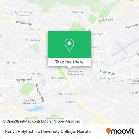 Kenya Polytechnic University College map