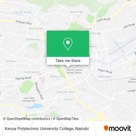 Kenya Polytechnic University College map