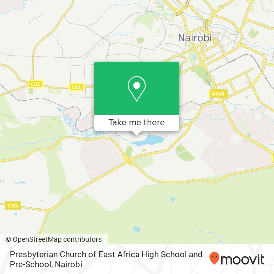 Presbyterian Church of East Africa High School and Pre-School map