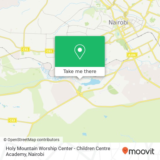 Holy Mountain Worship Center - Children Centre Academy map