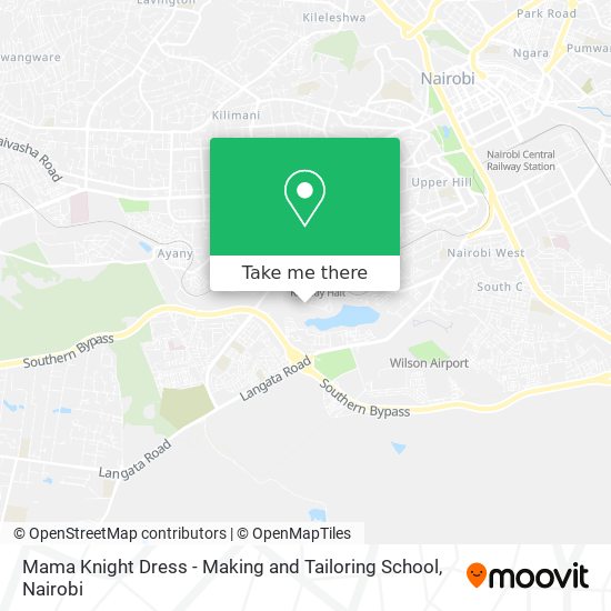 Mama Knight Dress - Making and Tailoring School map