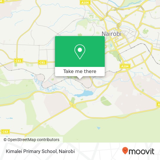 Kimalei Primary School map