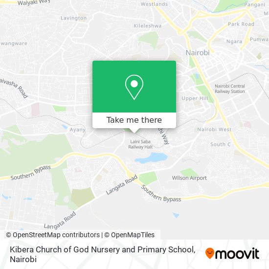 Kibera Church of God Nursery and Primary School map