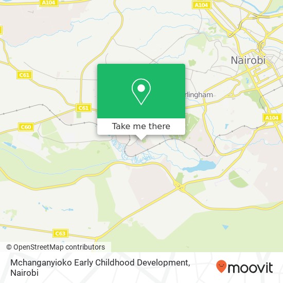 Mchanganyioko Early Childhood Development map