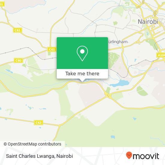 Saint Charles Lwanga map