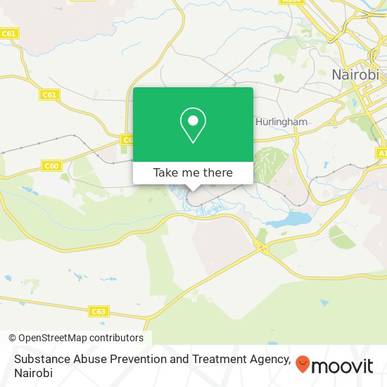 Substance Abuse Prevention and Treatment Agency map