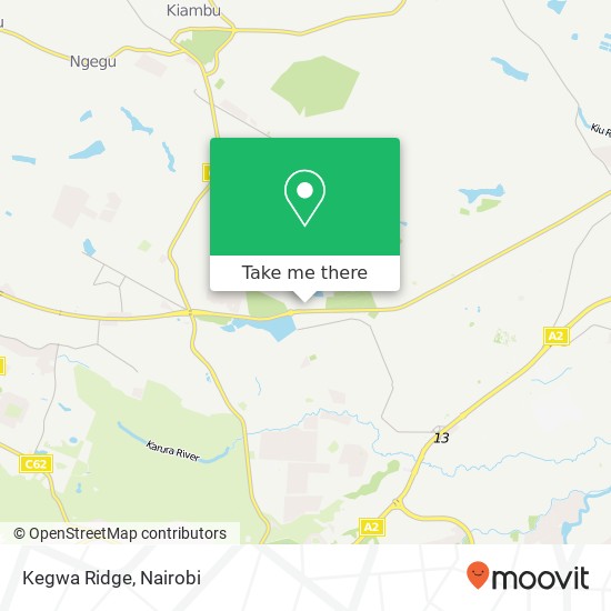 Kegwa Ridge map